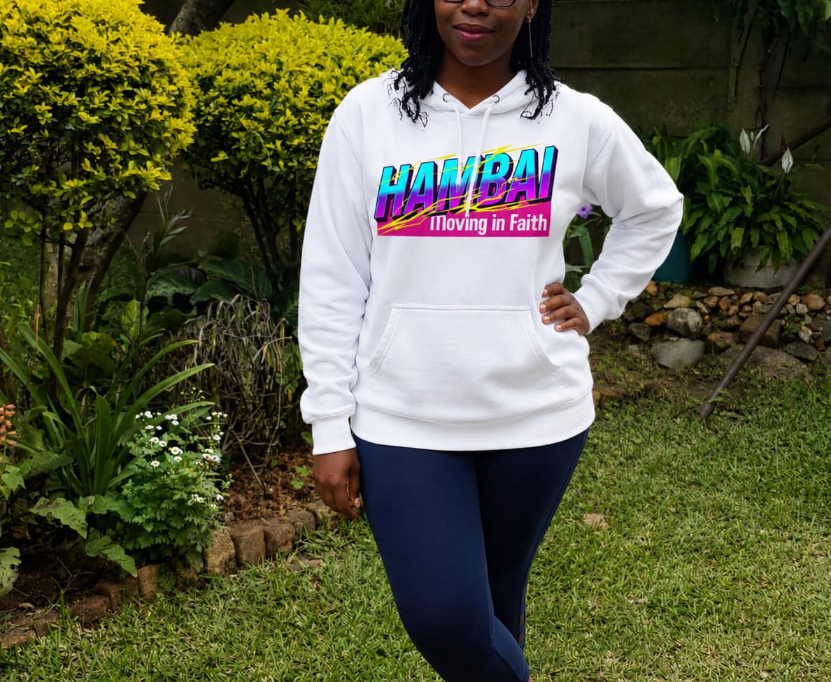 Hambai Hoodie | Let's Go! | Zimbabwean Heritage Streetwear | Sister Style