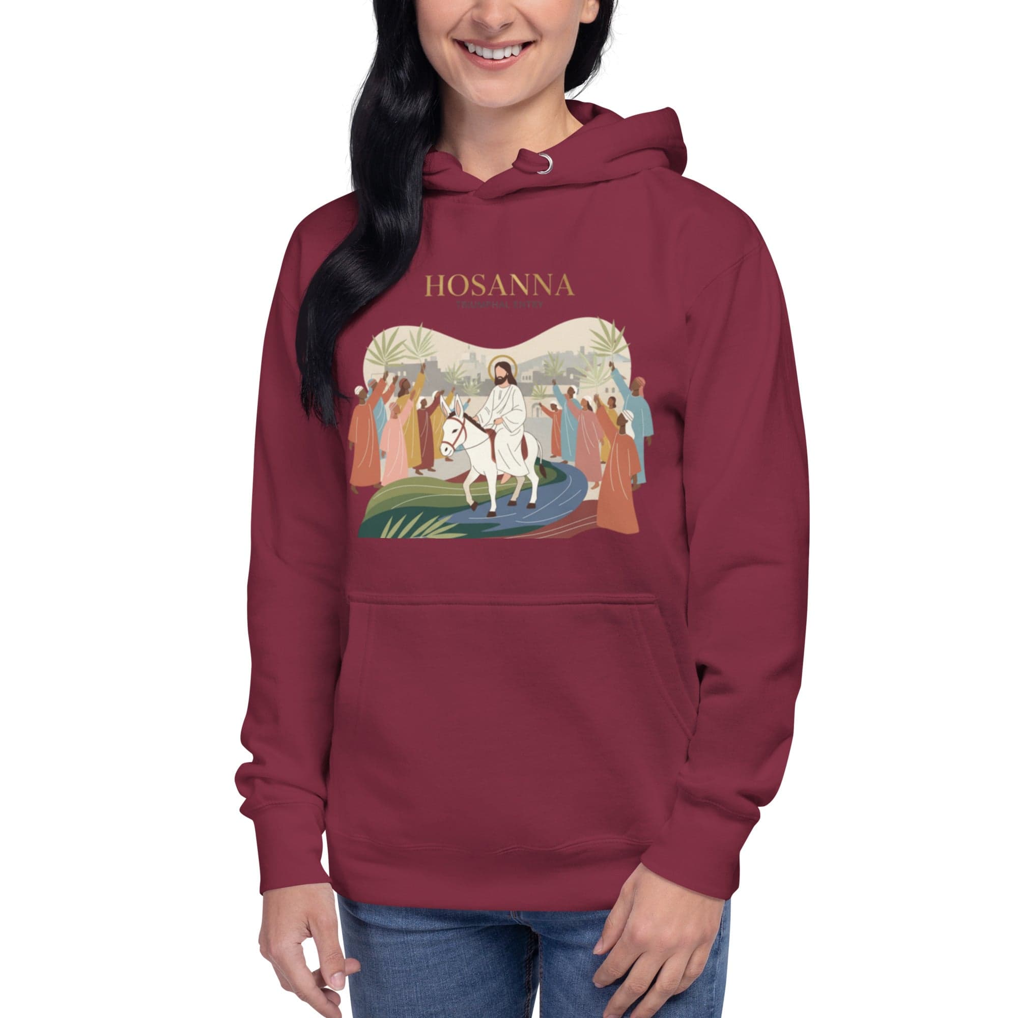Triumphal Entry Hoodie | Christian Faith Streetwear | African Heritage | Sister Style