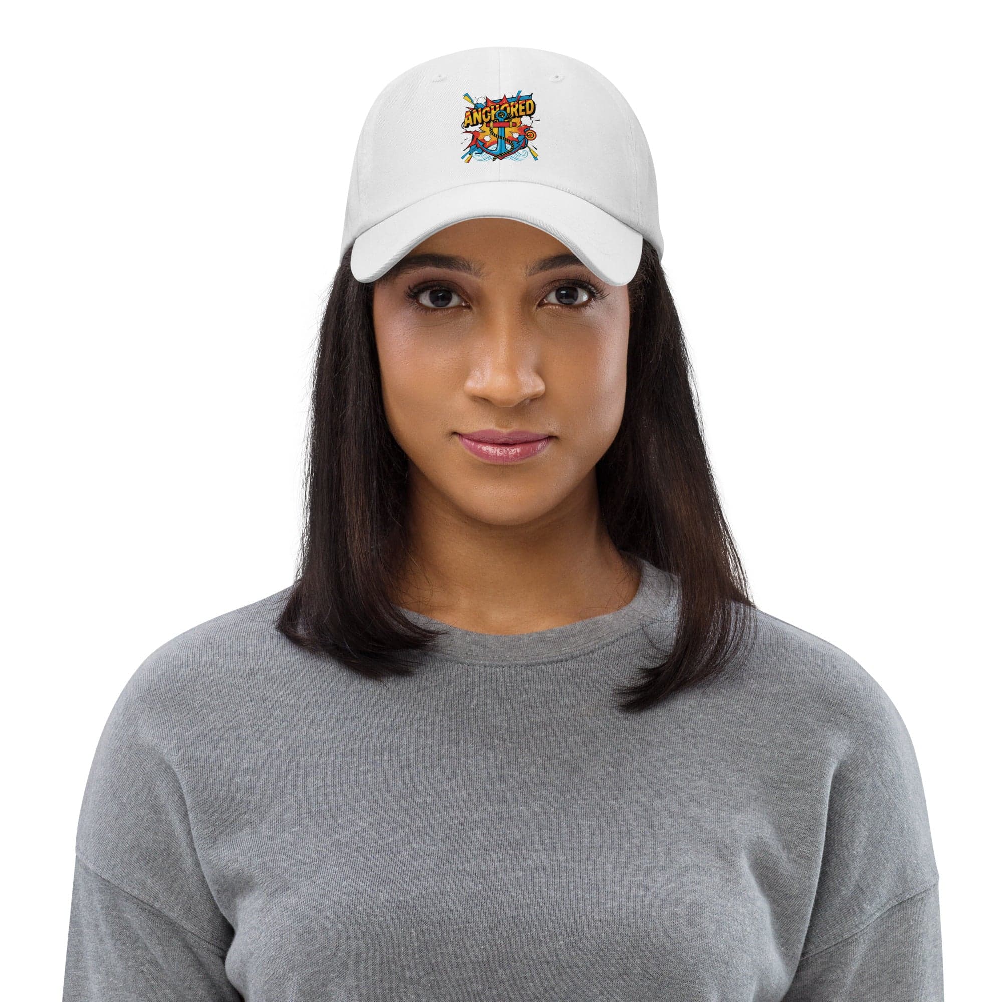 Anchored in Faith Dad Hat | Christian Faith Accessory | African Heritage | Sister Style