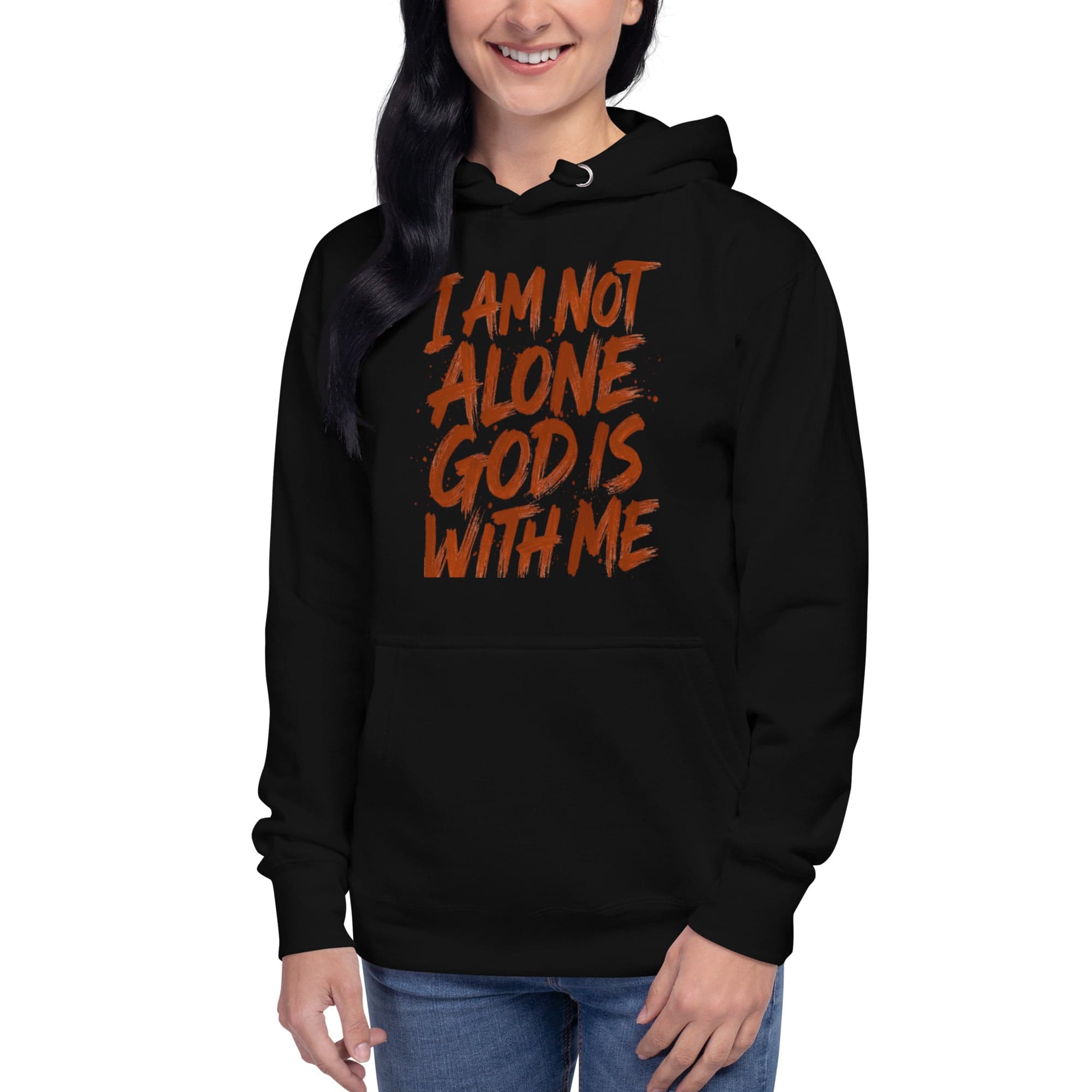 I Am Not Alone Hoodie | Christian Faith Streetwear | African Heritage | Sister Style